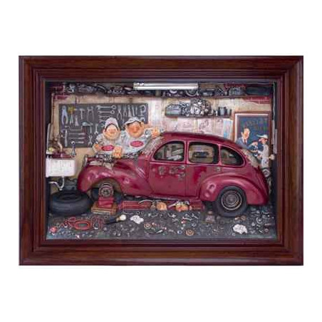 Figurine Forchino  - Décoration murale Le garage  - FO85701