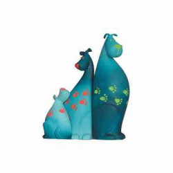 Figurine Chien Funky Colors - Digger - Boo Boo - Rover - DG13FC-DG24FC-DG28FC