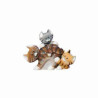Figurine Farmyard Fun - Bones - Biggles - Buster - CT12BR-CT12GY-CT09LB