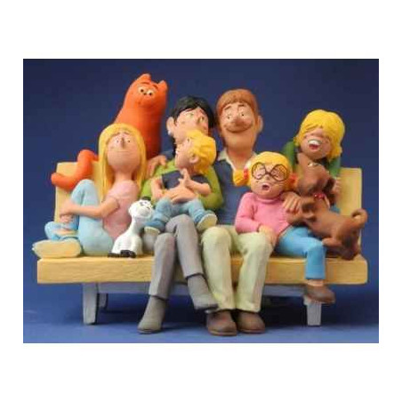 Figurine la famille de jan, jans en de kinderen -JJ19