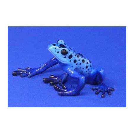 Animaux marins grenouille blue poison-dart frog bf05