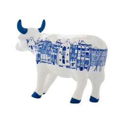 Animaux de la ferme Vache amsterdam cow CowParade céramique taille M