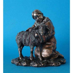 Figurine en bronze Tibet Dechen  -TIB205