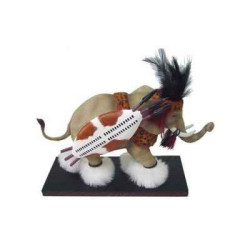Figurine Elephant Tusk Zulu  -TU13044