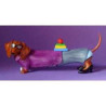 Figurine hot diggity chien teckel teacher  - hot16481