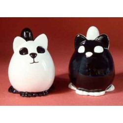 Animaux-Bois-Animaux-Bronzes.com propose Ménagerie de table Chats  spm03