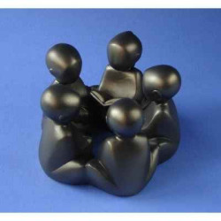 Figurine émotion  - em attentie kinderkring meisje leze   - em009