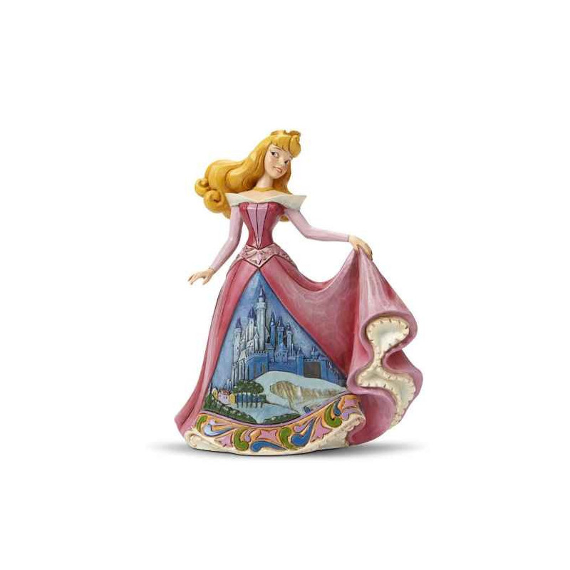 Statuette Aurore en robe château Figurines Disney Collection -4045242