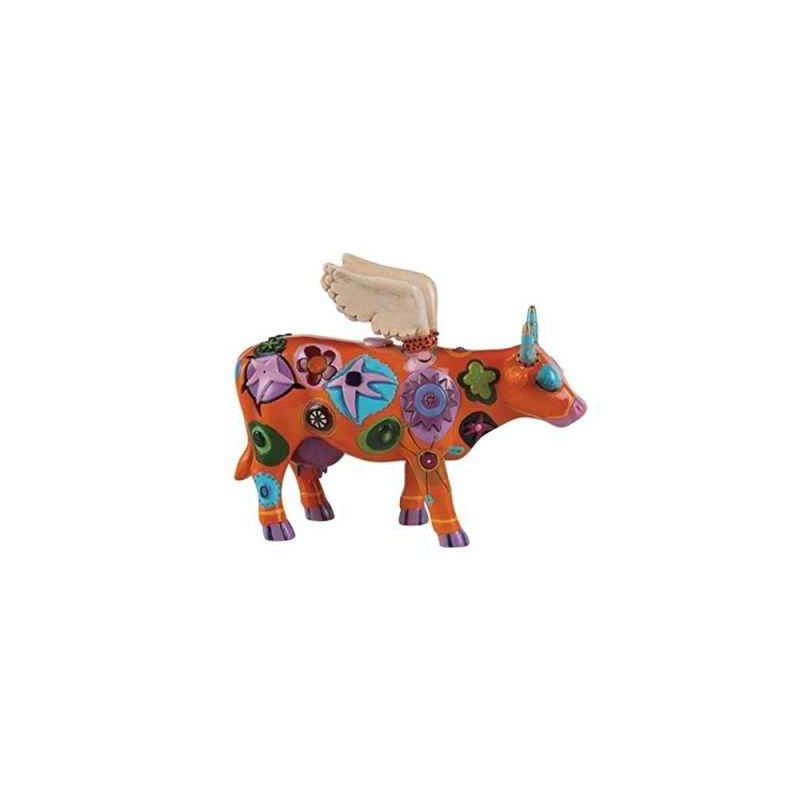 Animaux de la ferme Vache angelicow CowParade résine taille M