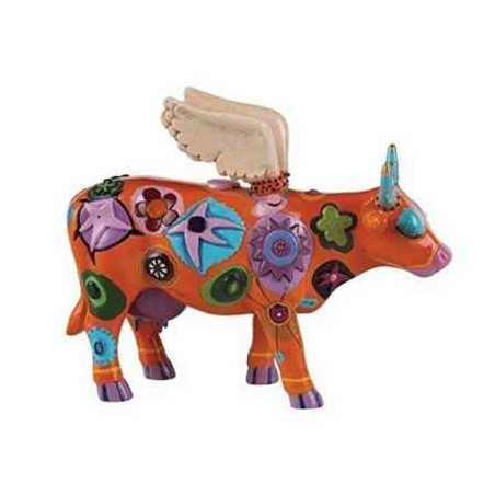 Animaux de la ferme Vache angelicow CowParade résine taille M