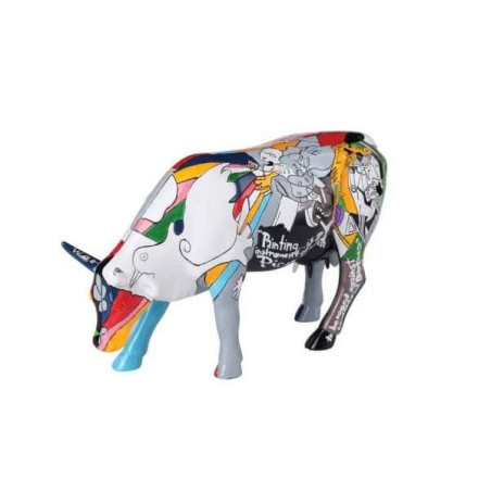 Animaux de la ferme Vache picowso\'s school for the arts CowParade Taille L