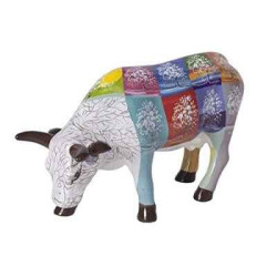 Animaux de la ferme Vache tree of life CowParade céramique taille M
