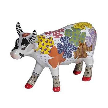 Animaux de la ferme Vache lucky star CowParade céramique taille M