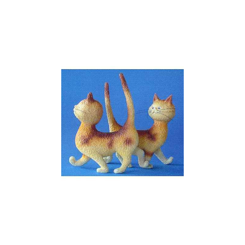 Animaux-Bois-Animaux-Bronzes.com propose Chat Dubout Zut la même robe -DUB32