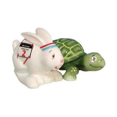 Figurine lapin et tortue Sel et Poivre  -MW93447