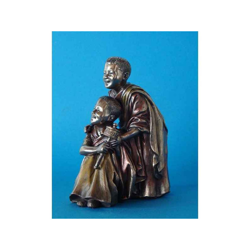 Figurine en bronze Tibet Cimba et Zonpa  -TIB203
