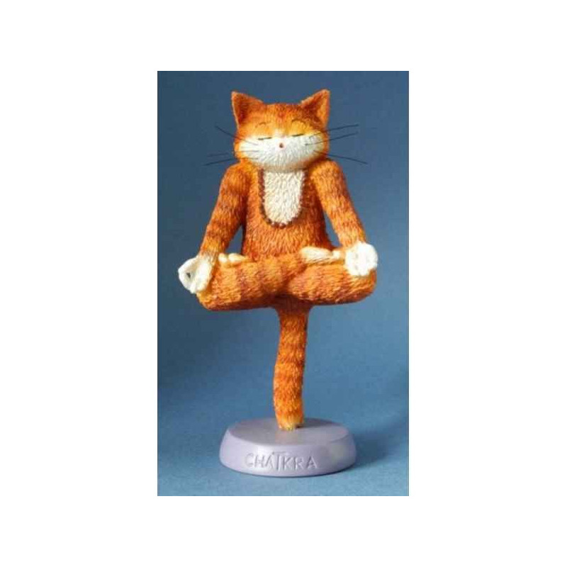 Animaux-Bois-Animaux-Bronzes.com propose Nine lives Chatkra Parastone -LIFE05
