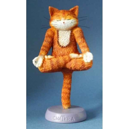 Animaux-Bois-Animaux-Bronzes.com propose Nine lives Chatkra Parastone -LIFE05
