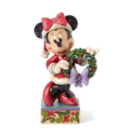 Season's greetings minnie mouse Figurines Disney Collection -4039034