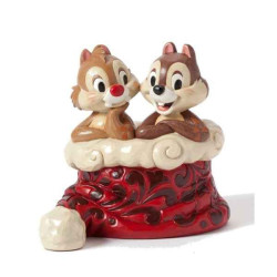 Holly jollt christmas chip & dale Figurines Disney Collection -4039036