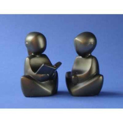 Figurine émotion  - em luis ter set meisje lezend   - em008