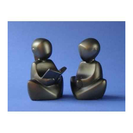 Figurine émotion  - em luis ter set meisje lezend   - em008