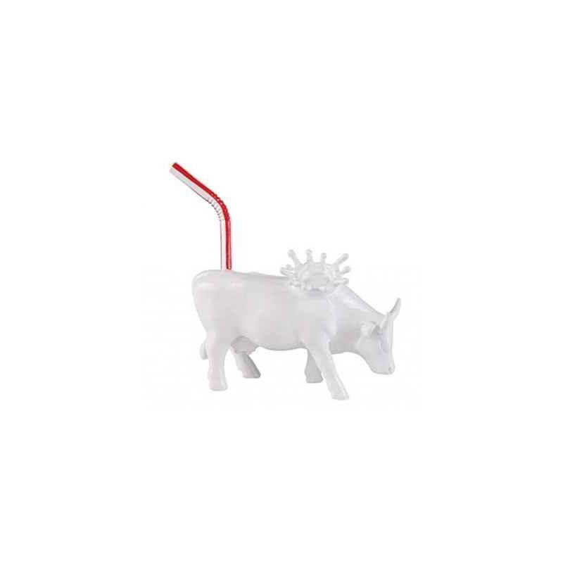 Animaux de la ferme Vache milk splash CowParade résine taille M
