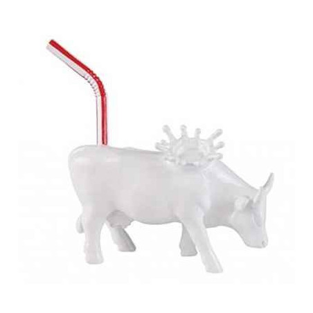 Animaux de la ferme Vache milk splash CowParade résine taille M