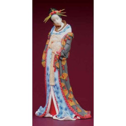 Figurine samourai  - hokusai, Coeurtisane   - hok01