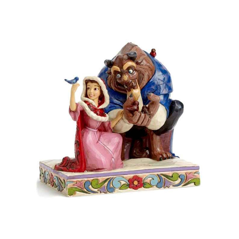 Belle and beast winter Figurines Disney Collection -4039075