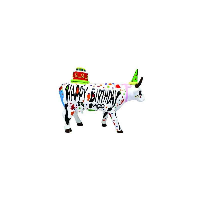 Animaux de la ferme  vache happy birthday CowParade Taille L