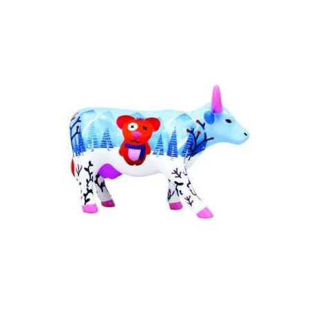 Animaux de la ferme Vache bariloche CowParade céramique taille M