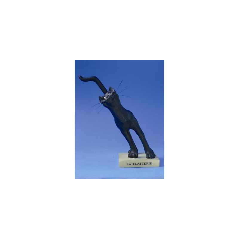 Figurine chat -le chat domestique - la flatterie (petit) - cdl4