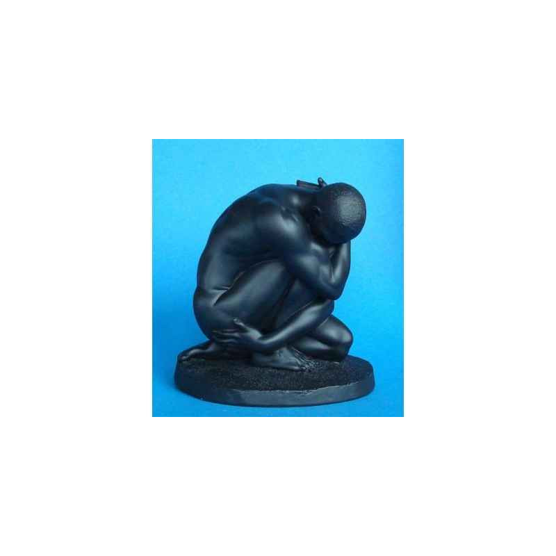 Figurine body talk  - homme squatting black   - bt21
