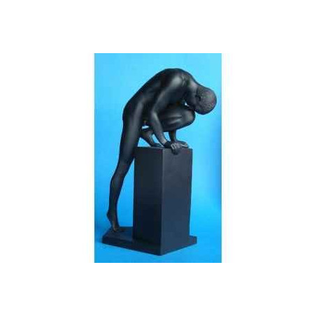 Figurine body talk  -homme standing 22cm black   - bt27