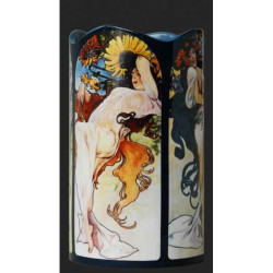 Vase art quatre saisons de mucha 3dMouseion -SDA36