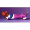 Figurine hot diggity chien teckel seniorita  - hot16487