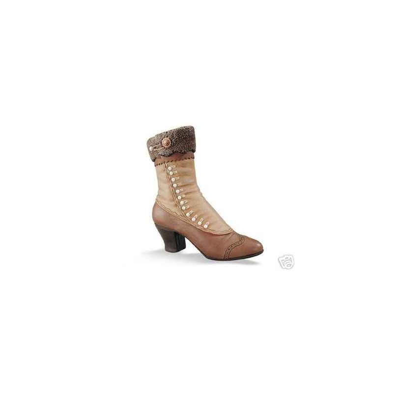 Figurine chaussure miniature collection just the right shoe high -buttoned boot   - rs25034
