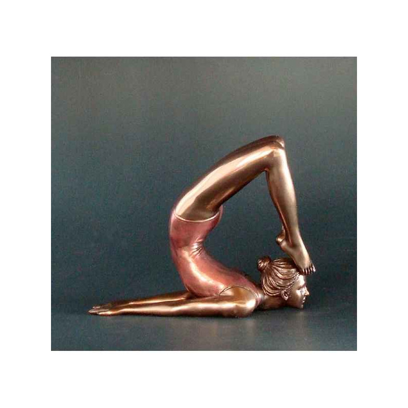Figurine body talk  - yoga ganda bherundasana   - wu74984