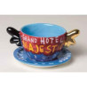 Tasse et soucoupe bleue de selwyn senatori -ST00508