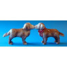 Animaux-Bois-Animaux-Bronzes propose sel et poivre golden retreivers   mw93904
