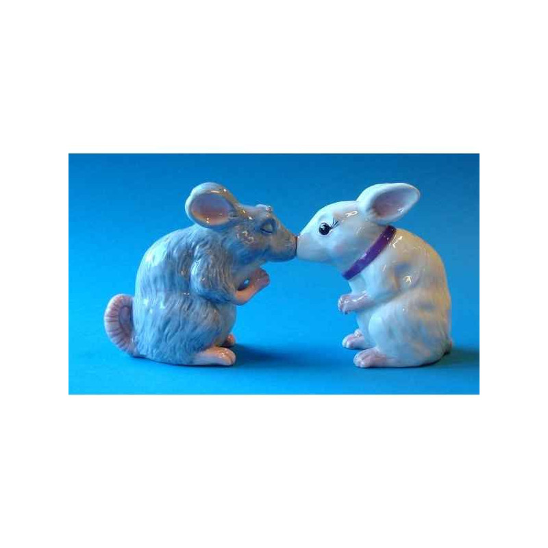 Figurine sel et poivre  - souris  - mw93907