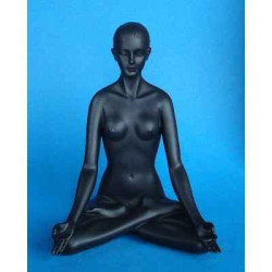 Figurine body talk  - lotus pose black  - bt01