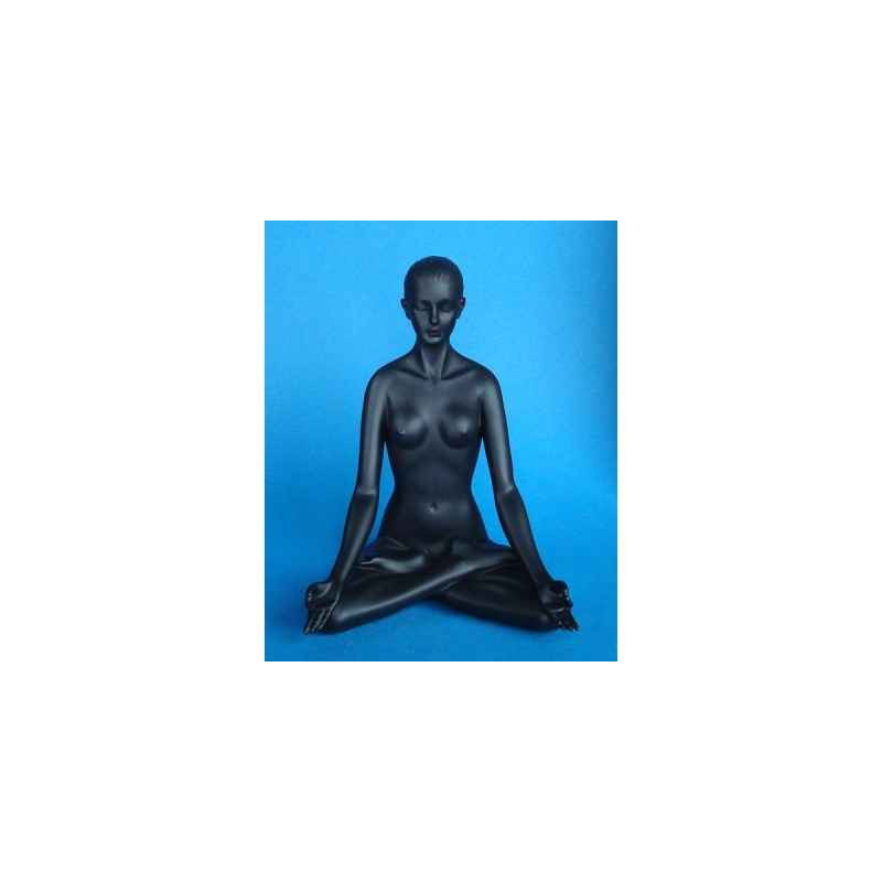 Figurine body talk  - lotus pose black  - bt01