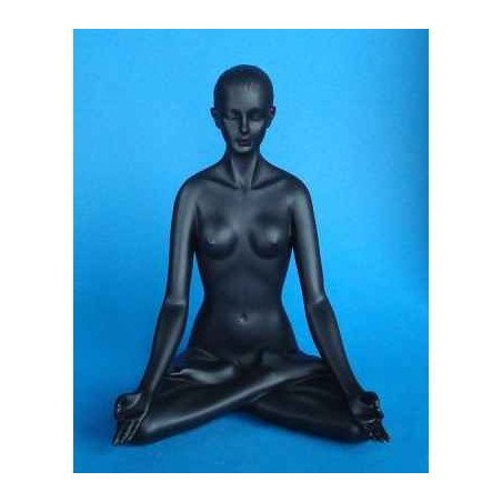 Figurine body talk  - lotus pose black  - bt01