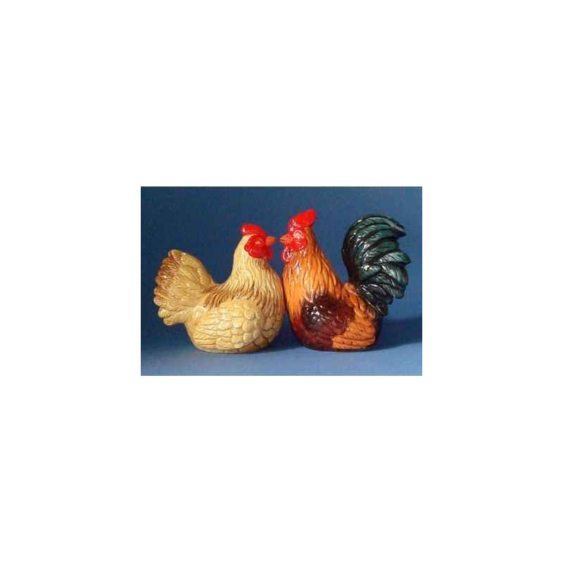Figurine sel et poivre  - rocster & hen   - mw93947