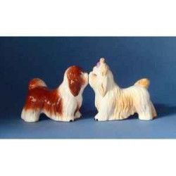 Animaux-Bois-Animaux-Bronzes propose sel et poivre lhasa apsos  mw93939