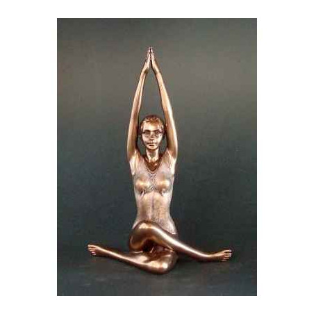 Figurine body talk  - surya namaskar (sun salutation)   - wu74982