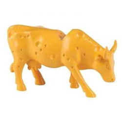 Animaux de la ferme Vache vaca suíça CowParade céramique taille M