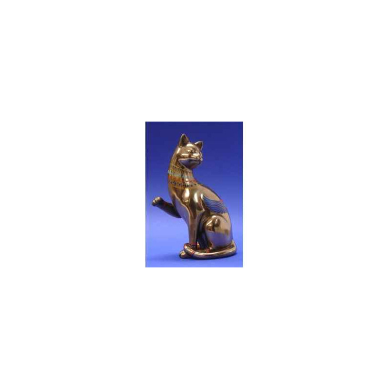 Figurine chat  - catistic right paw up face left   - wu68692